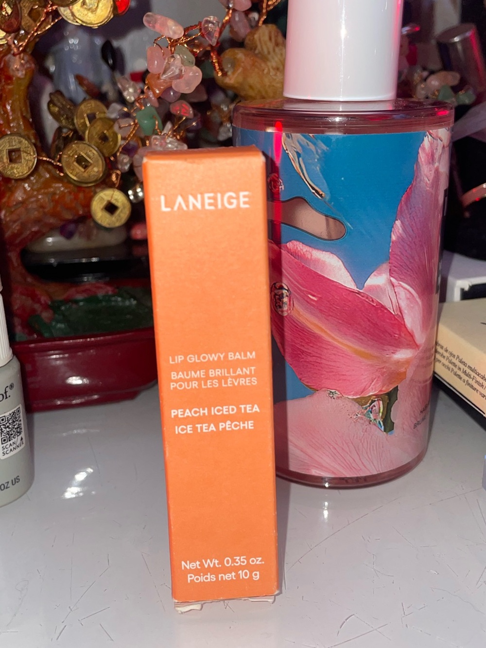 Laneige Lip Glowy Balm - Limited Edition Peach Iced Tea NEW IN BOX